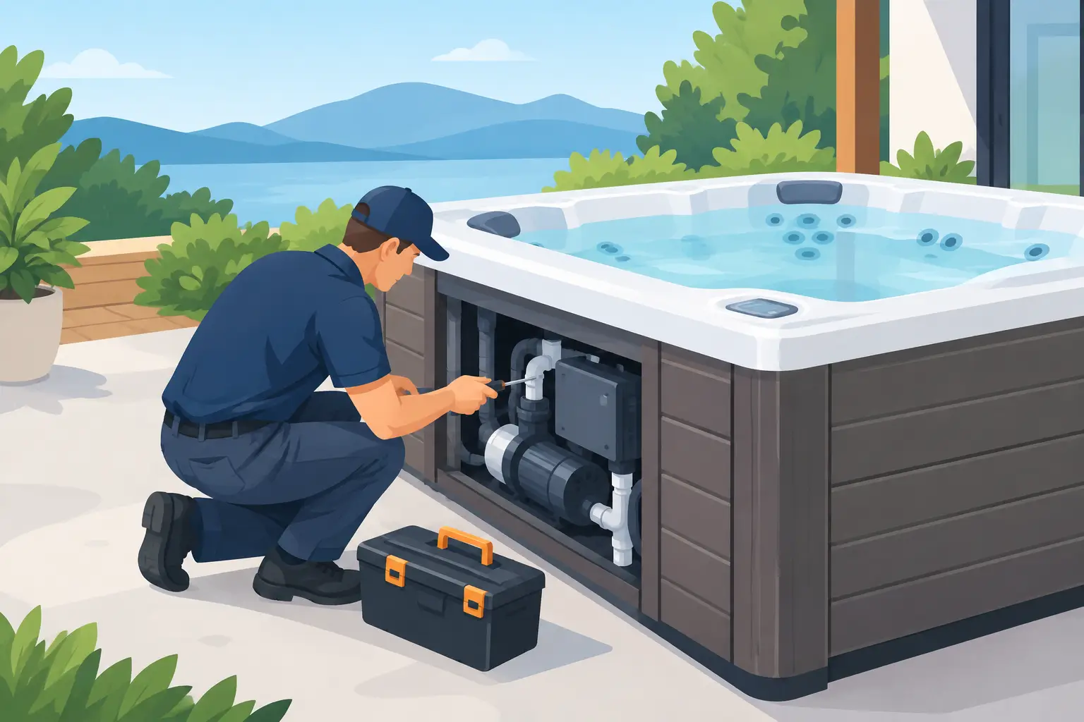 When a Hot Tub Repair Service Is Worth Calling